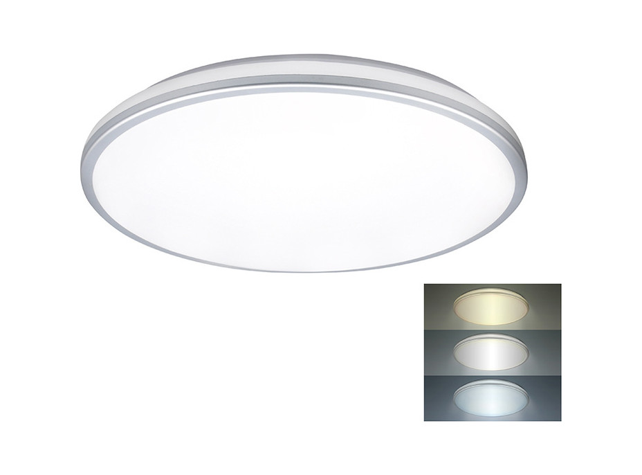 LED osvětlení s ochranou proti vlhkosti, IP54, 24W, 2150lm, 3CCT, 38cm