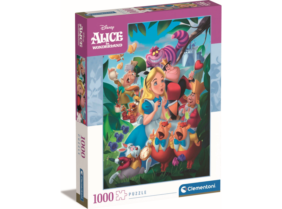 CLEMENTONI Puzzle Alenka v říši divů 1000 dílků