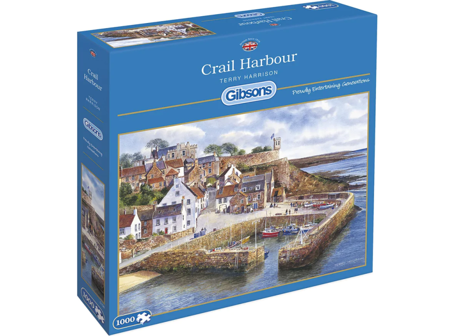 GIBSONS Puzzle Přístav Crail Harbour 1000 dílků