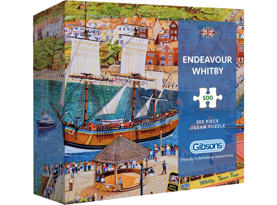 GIBSONS Puzzle Endeavour Whitby 500 dílků