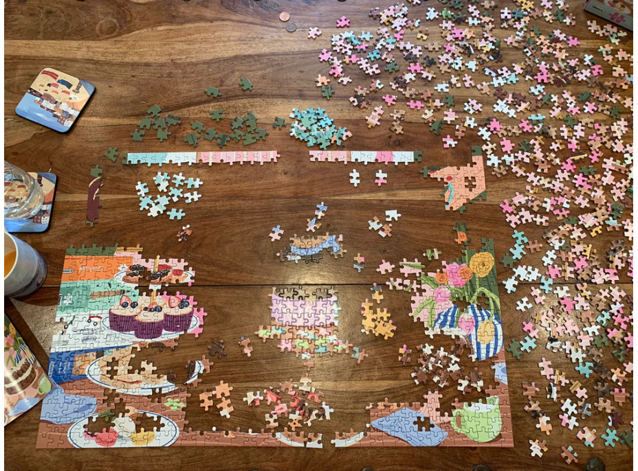 GIBSONS Puzzle Mlsání s Norou 1000 dílků