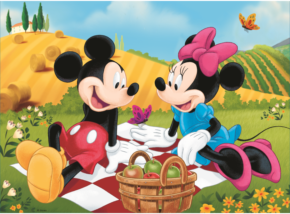 TREFL Sada 3v1 Mickey a přátelé (2x puzzle + pexeso)