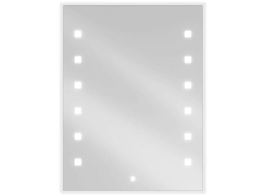 Obdélníkové zrcadlo MEXEN NER 60x80 cm - s LED podsvícením a vyhříváním, 9809-060-080-611-00