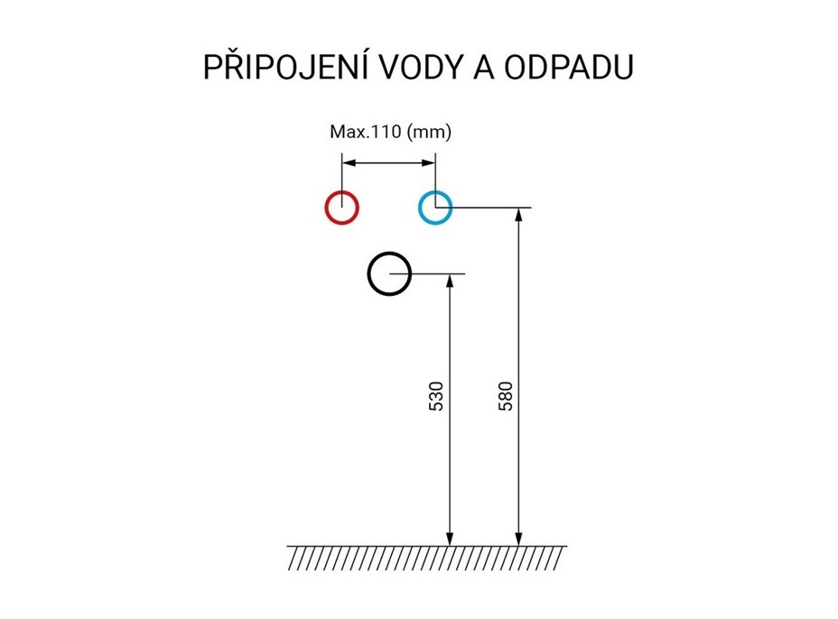 Koupelnová závěsná skříňka pod umyvadlo OPTO 121 cm