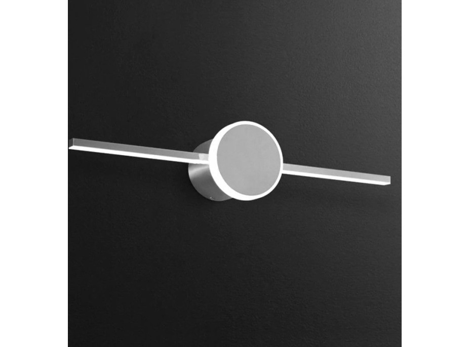 Nástěnné LED svítidlo nad zrcadlo PROPELLER - 41 cm - 12W - chromové