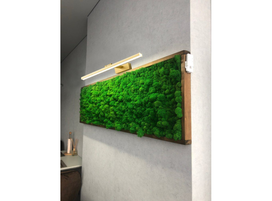 Nástěnné LED svítidlo nad zrcadlo GOLDEN - 80 cm - 16W - zlaté