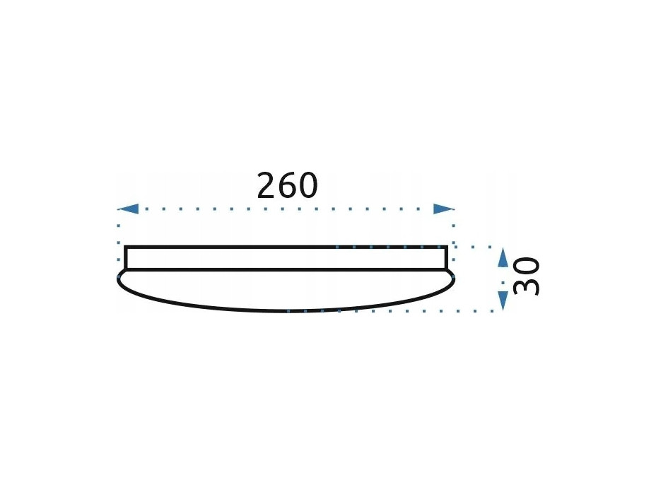 Stropní LED svítidlo PUFF - 26cm - 12W - bílé