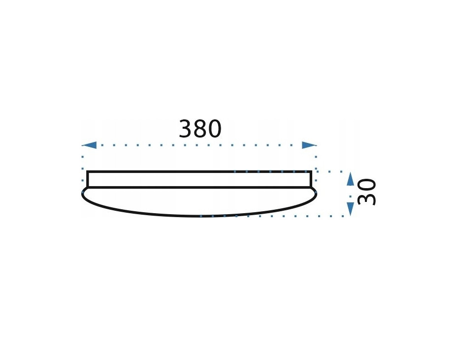 Stropní LED svítidlo PUFF - 38cm - 24W - bílé