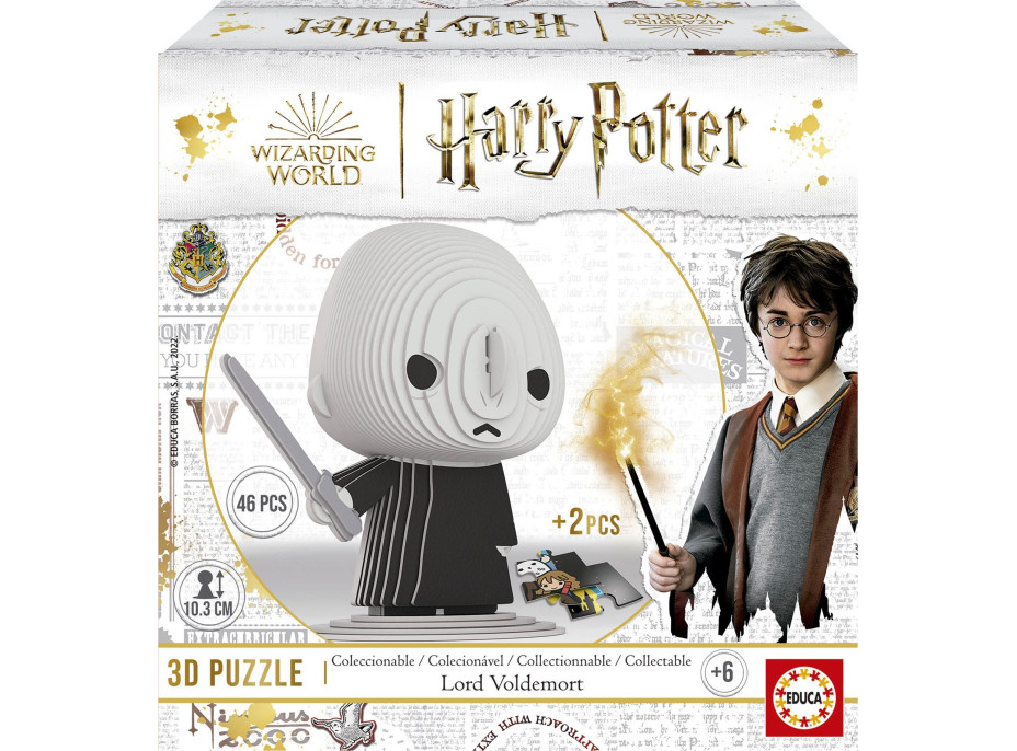 EDUCA 3D puzzle Harry Potter: Lord Voldemort 46 dílků