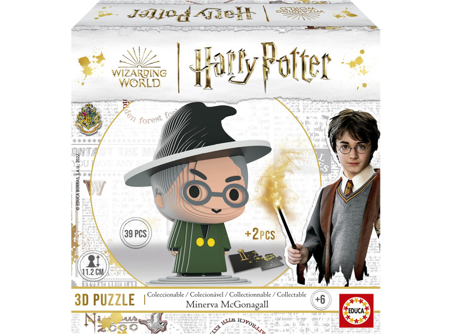 EDUCA 3D puzzle Harry Potter: Minerva McGonagallová 39 dílků