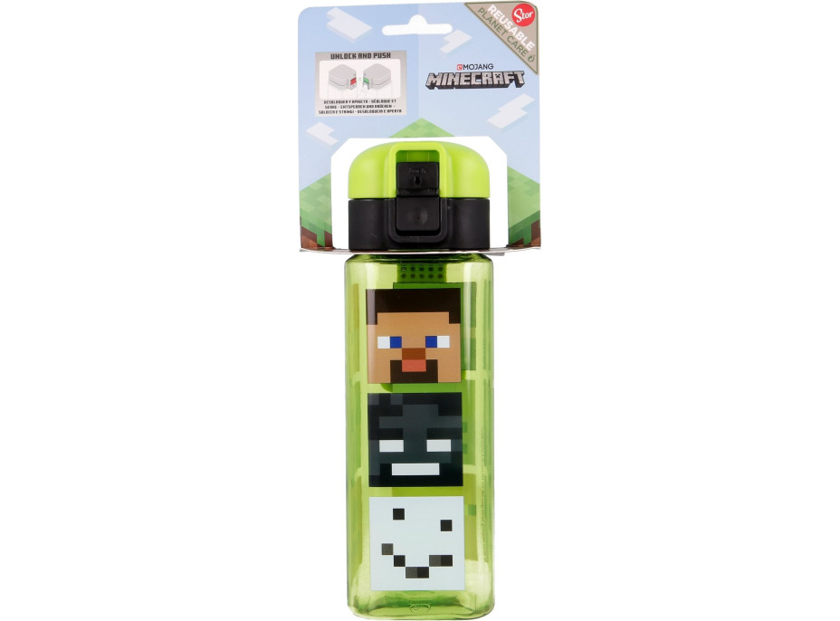 STOR Láhev na pití Minecraft 550 ml