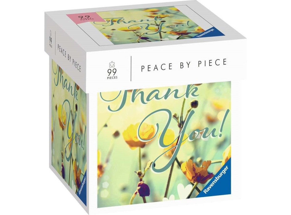 RAVENSBURGER Puzzle Peace by Piece: Thank you 99 dílků