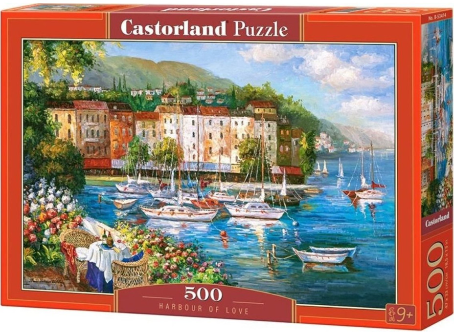 CASTORLAND Puzzle Přístav lásky 500 dílků