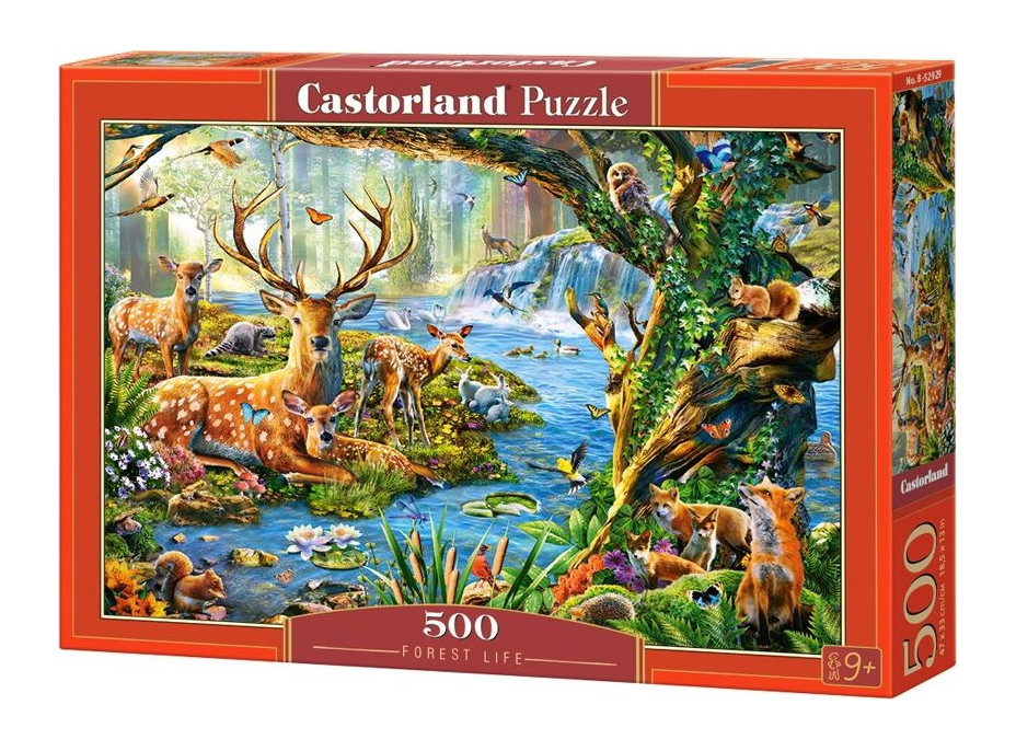 CASTORLAND Puzzle Život v lese 500 dílků