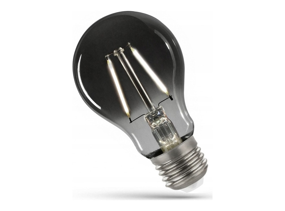 Žárovka E27 - LED retro Edison - kouřové sklo - 2,5W - 150lm - 4000K