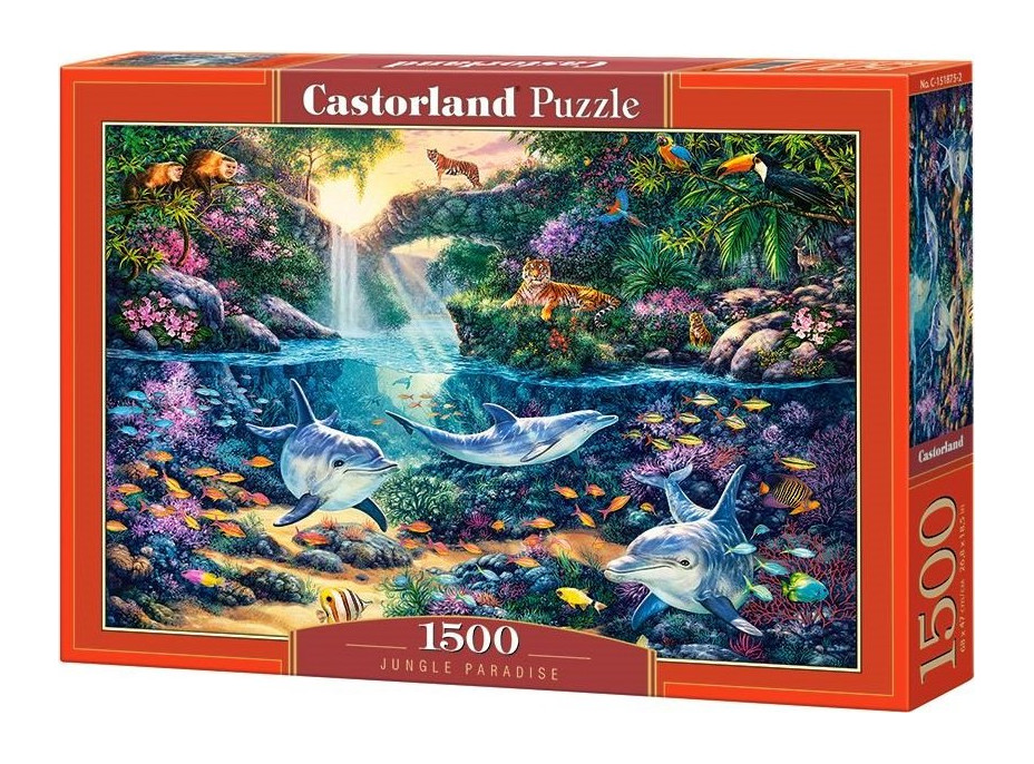 CASTORLAND Puzzle Ráj v džungli 1500 dílků