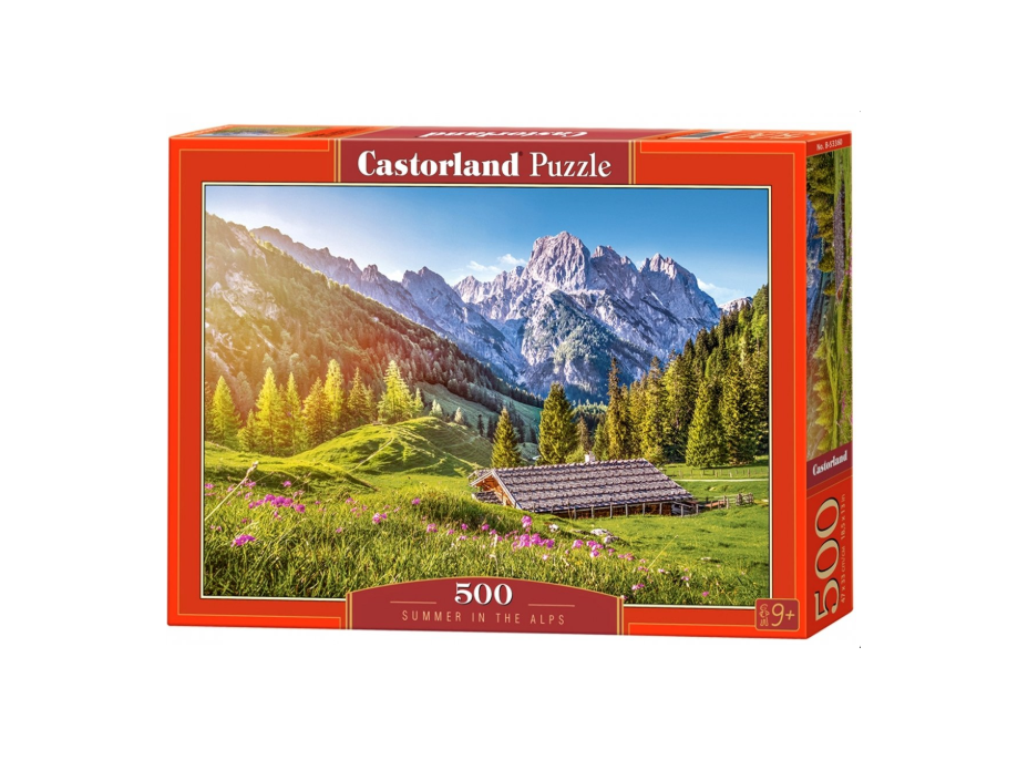 CASTORLAND Puzzle Léto v Alpách 500 dílků