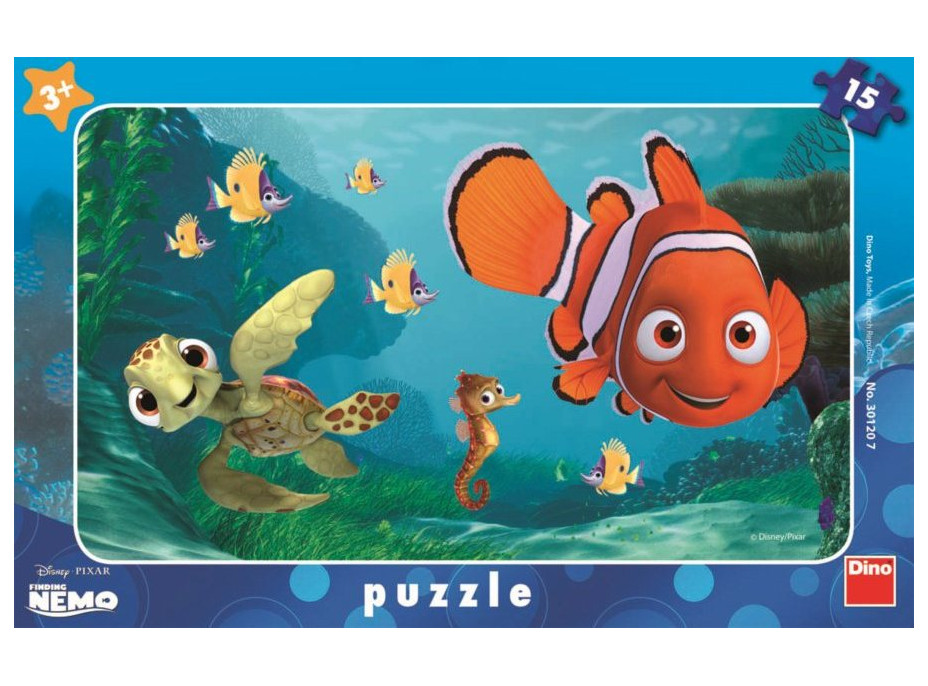 DINO Puzzle Hledá se Nemo: Nemo a želva 15 dílků