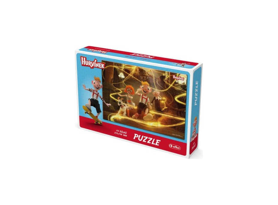 EFKO Puzzle Hurvínek a kouzelné muzeum: Útěk 60 dílků