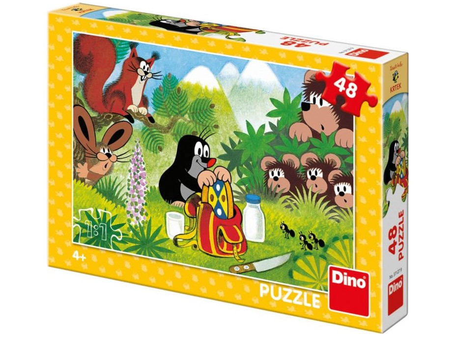 DINO Puzzle Krtek a svačina 48 dílků