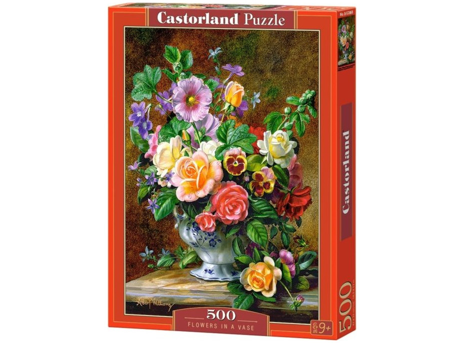 CASTORLAND Puzzle Květiny ve váze 500 dílků