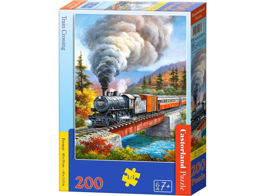 CASTORLAND Puzzle Železniční most 200 dílků