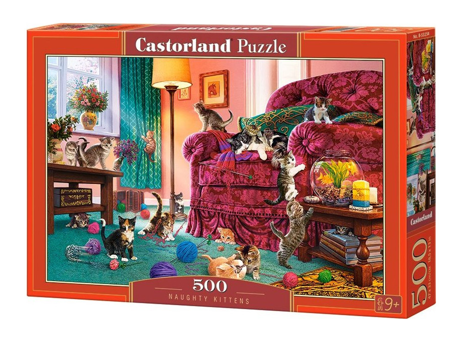 CASTORLAND Puzzle Nezbedná koťata 500 dílků