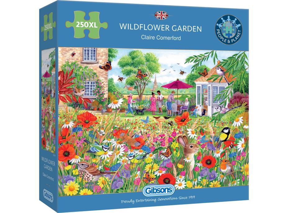 GIBSONS Puzzle Rozkvetlá zahrada XL 250 dílků