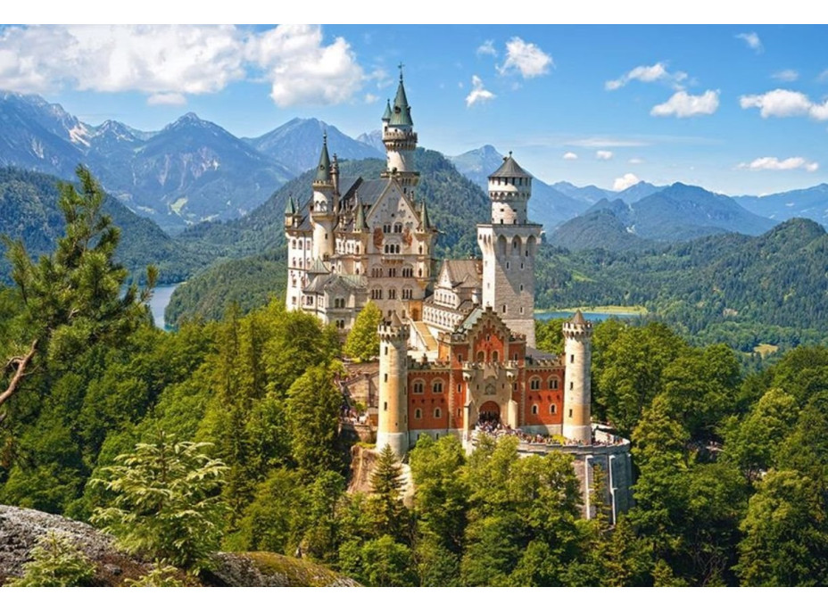 CASTORLAND Puzzle Výhled na zámek Neuschwanstein 500 dílků