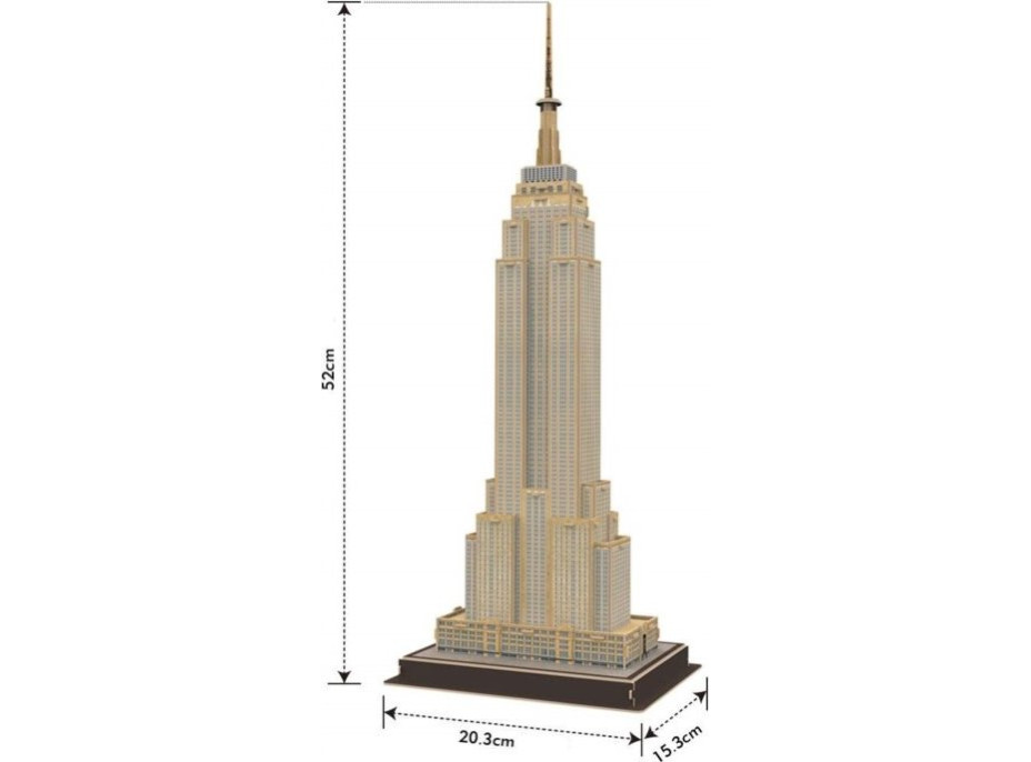 CUBICFUN 3D puzzle Empire State Building 54 dílků