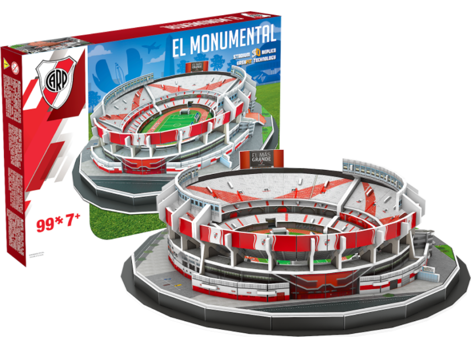 NANOSTAD 3D puzzle Stadion El Monumental - CA River Plate 99 dílků