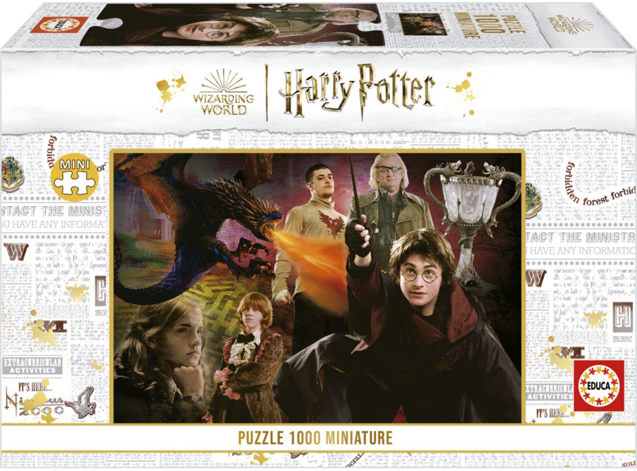 EDUCA Miniaturní puzzle Harry Potter 1000 dílků