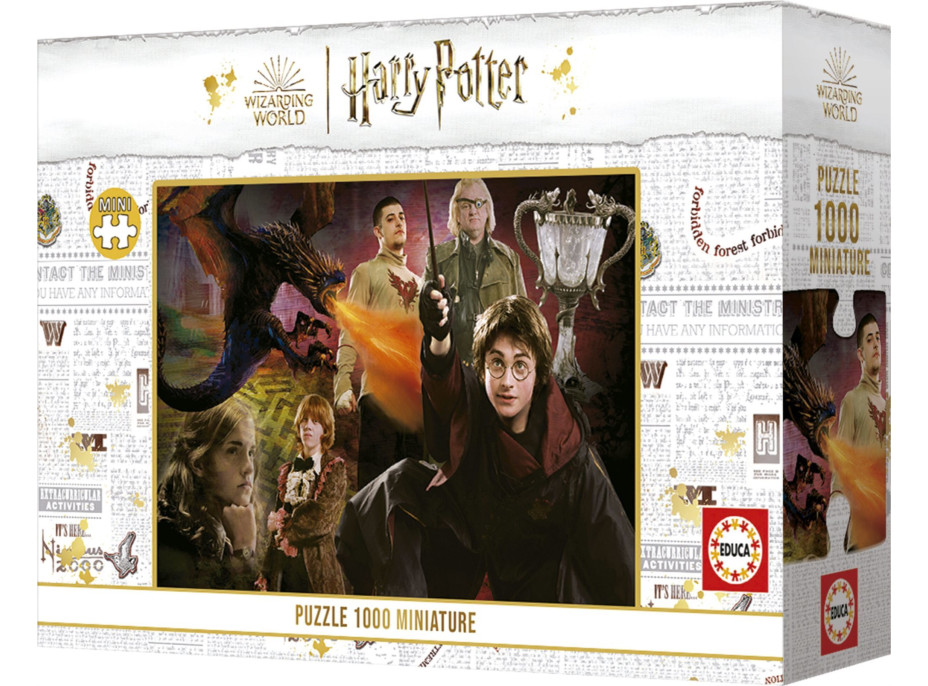 EDUCA Miniaturní puzzle Harry Potter 1000 dílků