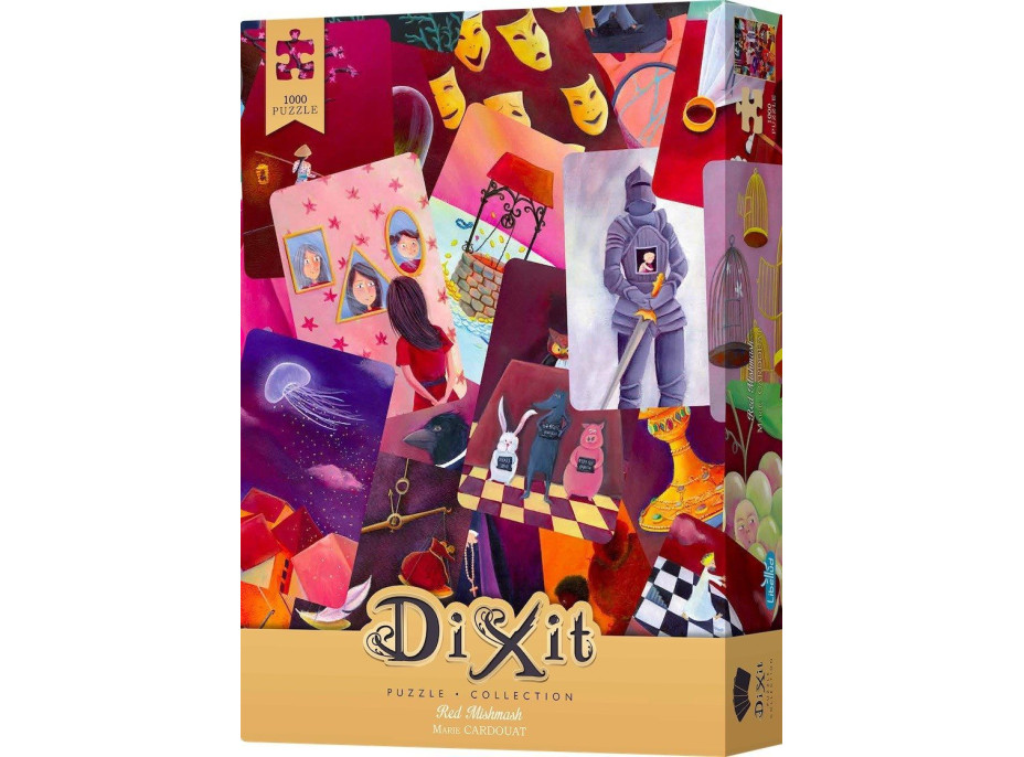 LIBELLUD Puzzle Dixit Collection: Červený Mišmaš 1000 dílků