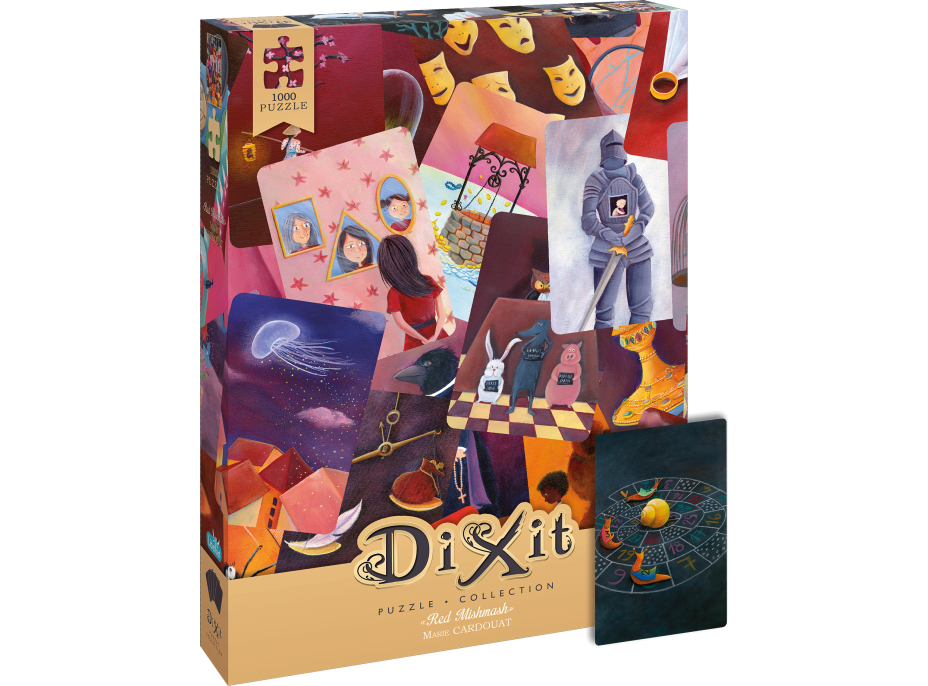 LIBELLUD Puzzle Dixit Collection: Červený Mišmaš 1000 dílků