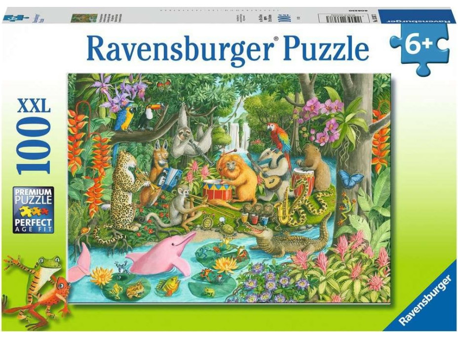 RAVENSBURGER Puzzle Kapela deštného pralesa XXL 100 dílků