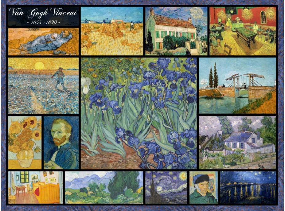 GRAFIKA Puzzle Koláž - Vincent Van Gogh 2000 dílků