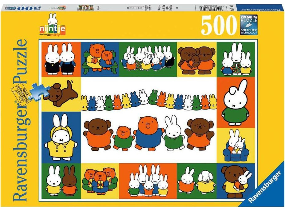 RAVENSBURGER Puzzle Miffy 500 dílků