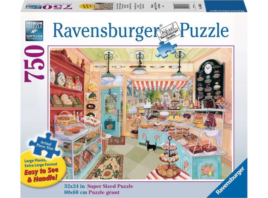 RAVENSBURGER Puzzle Pekárna na rohu XL 750 dílků