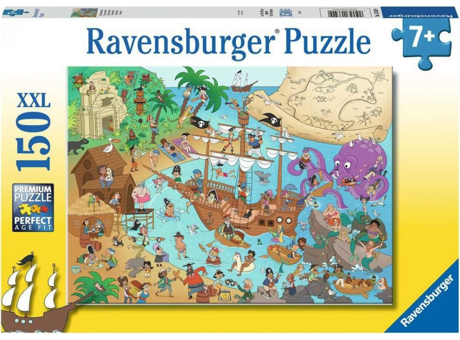 RAVENSBURGER Puzzle Piráti XXL 150 dílků