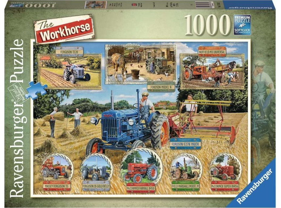 RAVENSBURGER Puzzle Práce na poli 1000 dílků