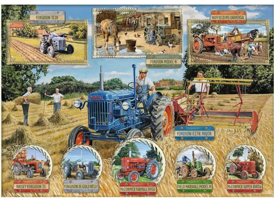 RAVENSBURGER Puzzle Práce na poli 1000 dílků