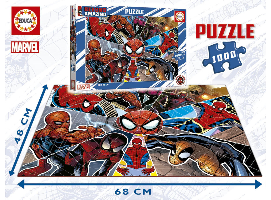 EDUCA Puzzle Spiderman 1000 dílků