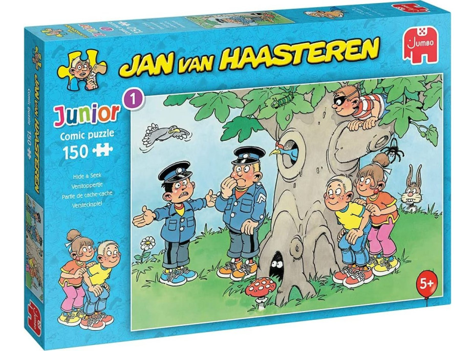 JUMBO Puzzle JvH Junior 1: Hra na schovávanou 150 dílků