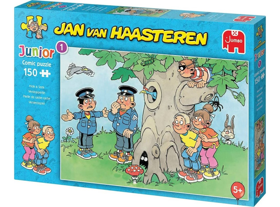 JUMBO Puzzle JvH Junior 1: Hra na schovávanou 150 dílků