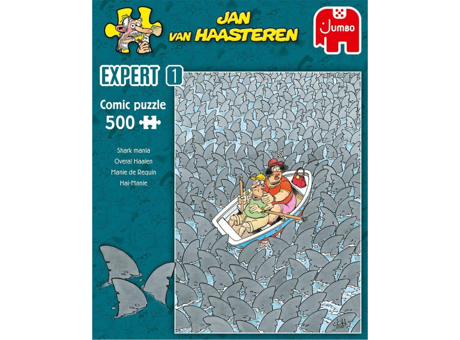 JUMBO Puzzle JvH Expert 1: Žraločí mánie 500 dílků