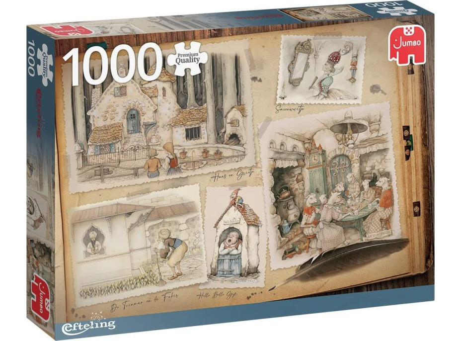 JUMBO Puzzle Kniha pohádek Efteling 1000 dílků