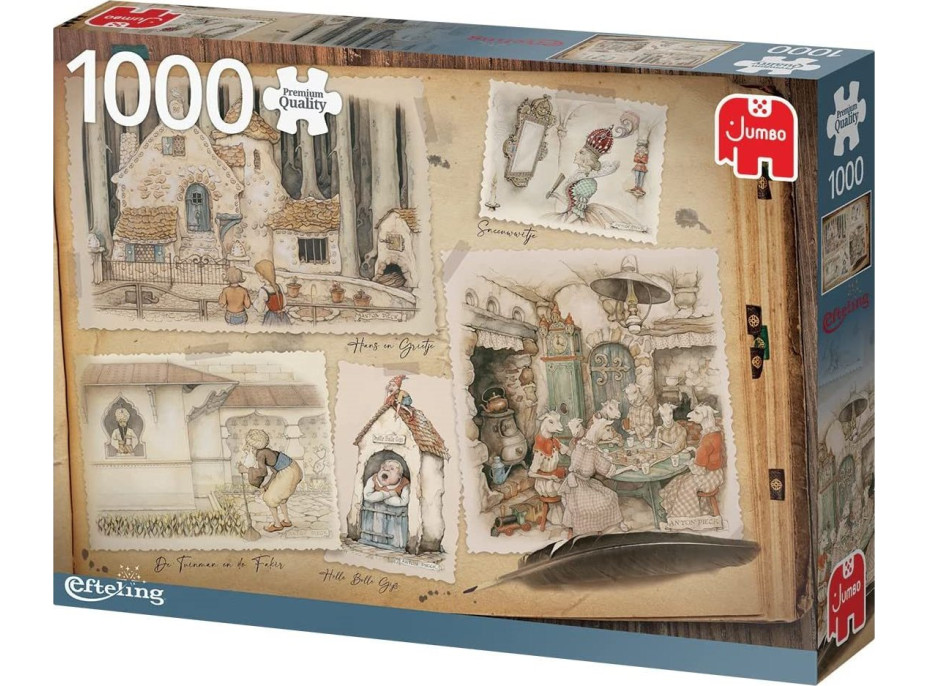 JUMBO Puzzle Kniha pohádek Efteling 1000 dílků