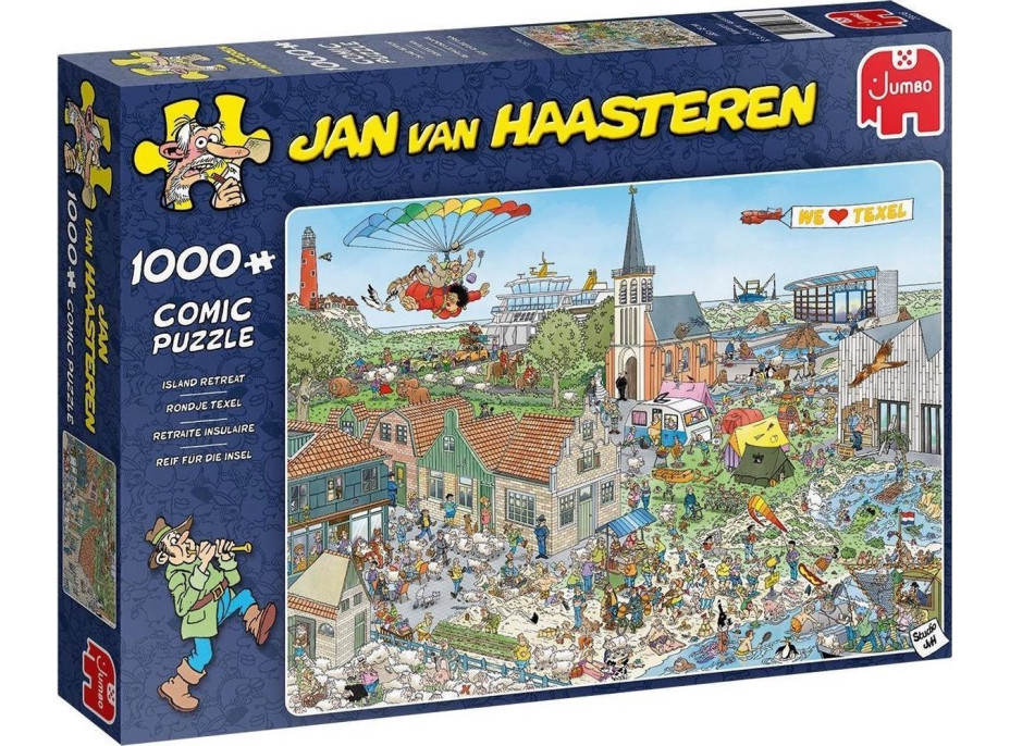 JUMBO Puzzle JvH Let nad ostrovem 1000 dílků