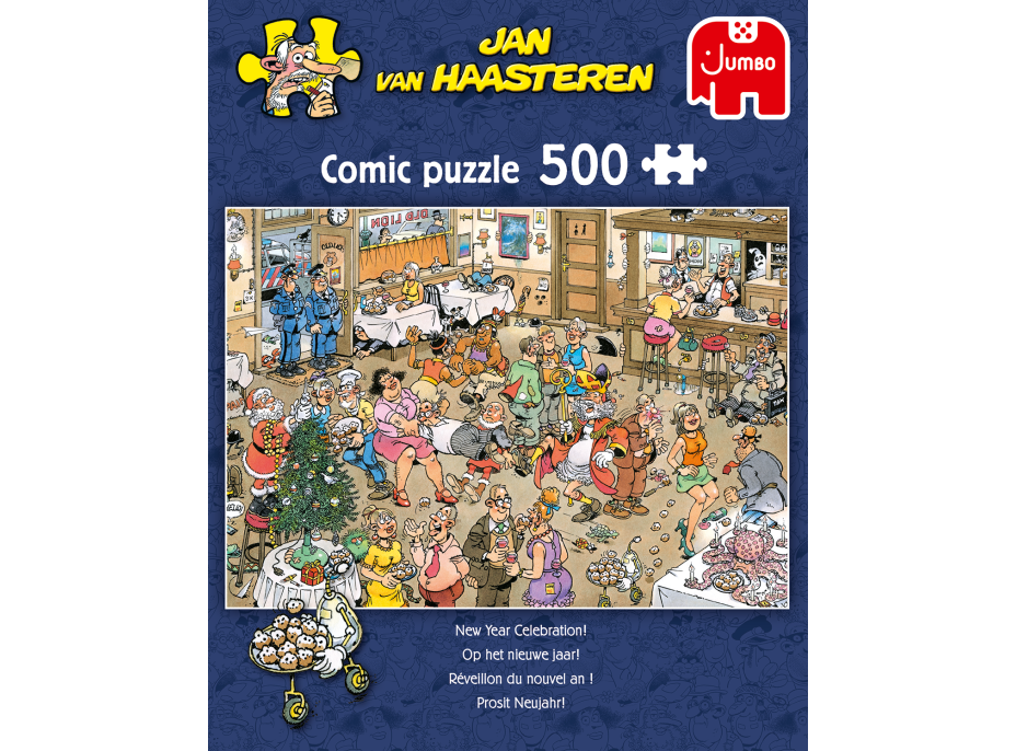 JUMBO Puzzle JvH Oslava Nového roku! 500 dílků